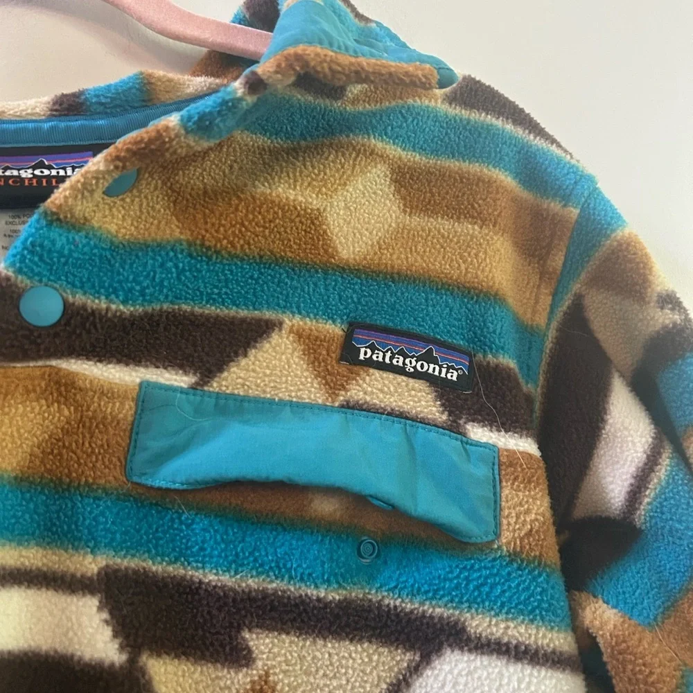 Patagonia vintage pullover Aztec‎ fleece small
